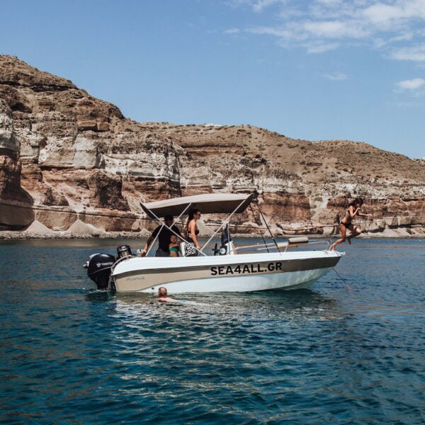 Santorini Private Boat Rental Sea4all