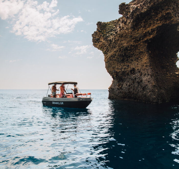 The Lighthouse akrotiri rent a boat Sea4all