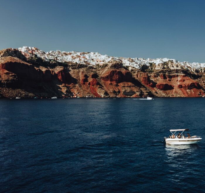 Santorini Boat rental without license Sea4all