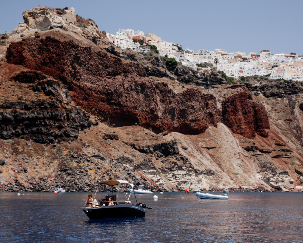 Isatek Cobra 495 boat rental Santorini
